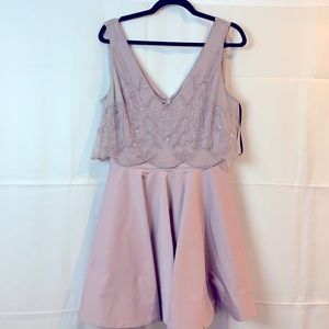 Bebe lavender beaded dress